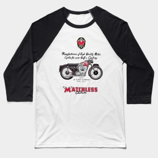 1951 Matchless Super Clubman 500cc OHV by MotorManiac Baseball T-Shirt